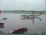 Two planes hit on runway