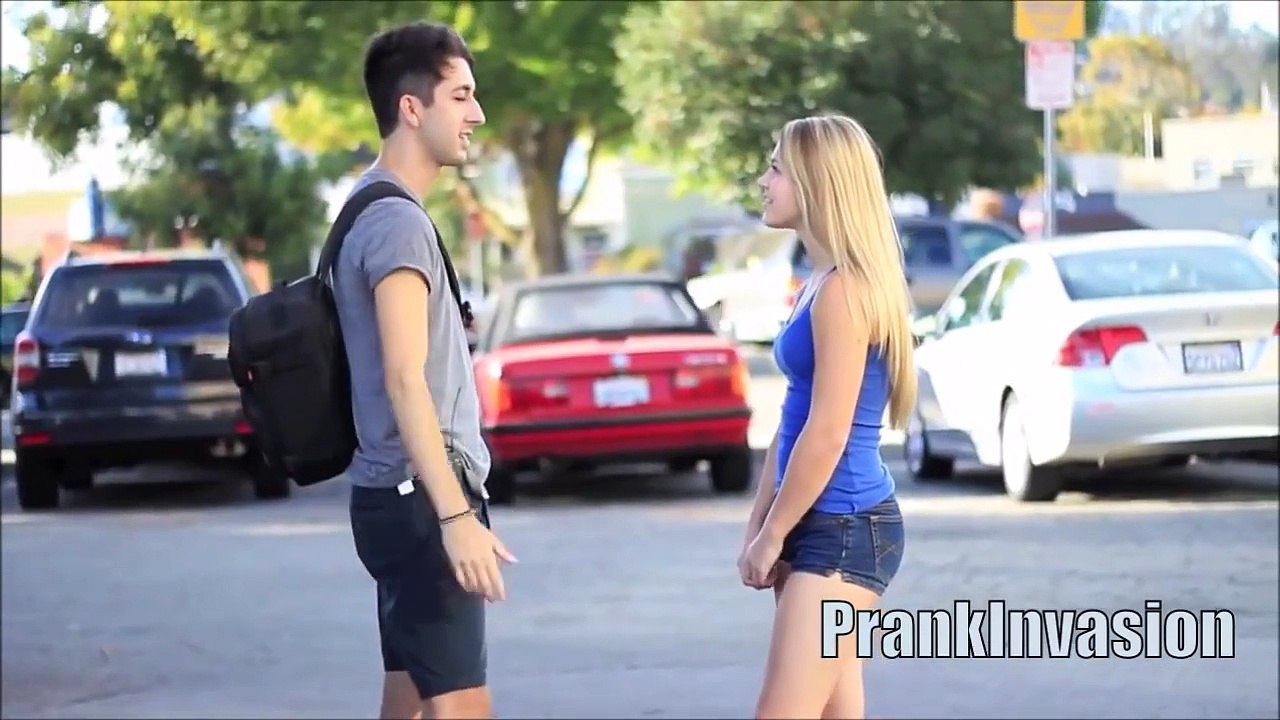 Kissing Prank Staring Contest