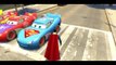 Hulk, Cars Lightning Mcqueen & Superman, Spider-man, Epic Custom Race Batman!