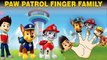 Paw Patrol Finger Family Nursery Rhymes Paw Patrol Cartoon Animated English Rhymes for Kid