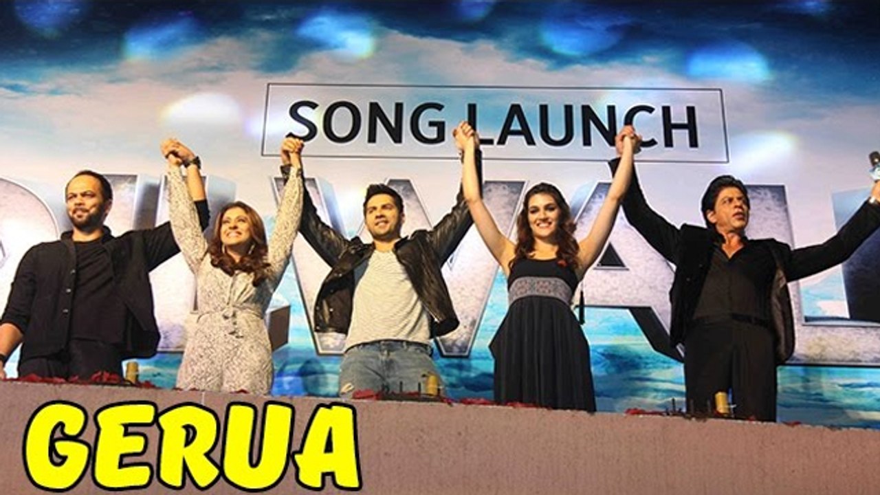 (Video) GERUA Song Launch | Shahrukh Khan, Kajol, Varun Dhawan, Kriti ...