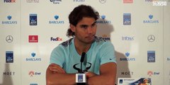 Rafael Nadal Press conference at the ATP WTF 2015. 18 Nov. 2015