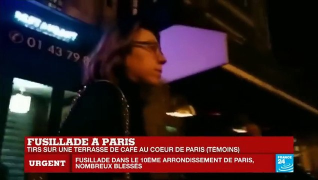 Attentats terroristes à Paris Des gens masqués, armés ont tiré de tous côtés