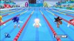 Mario & Sonic at the London 2012 Olympic Games: 100M Freestyle [1080 HD]