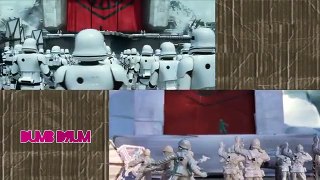 Star Wars- The Force Awakens trailer sweded side by side comparison