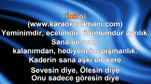 Sibel Can - Aşkımız İçin - (Serdar Ortaç) - (2007) TÜRKÇE KARAOKE