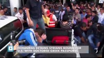 Honduras detains Syrians bound for U.S. with doctored Greek passports