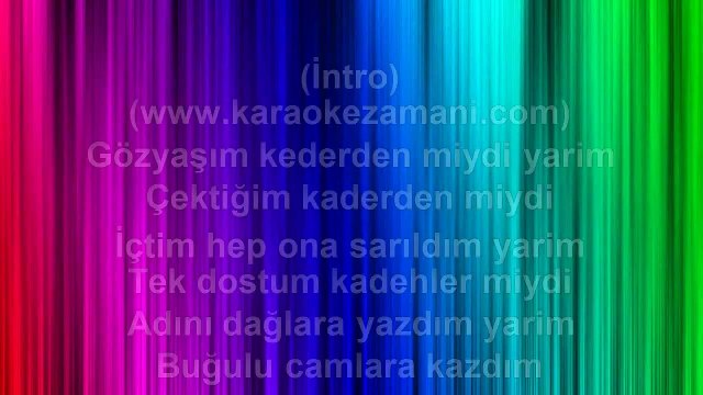 Sibel Can - Kış Masalı - (2014) TÜRKÇE KARAOKE