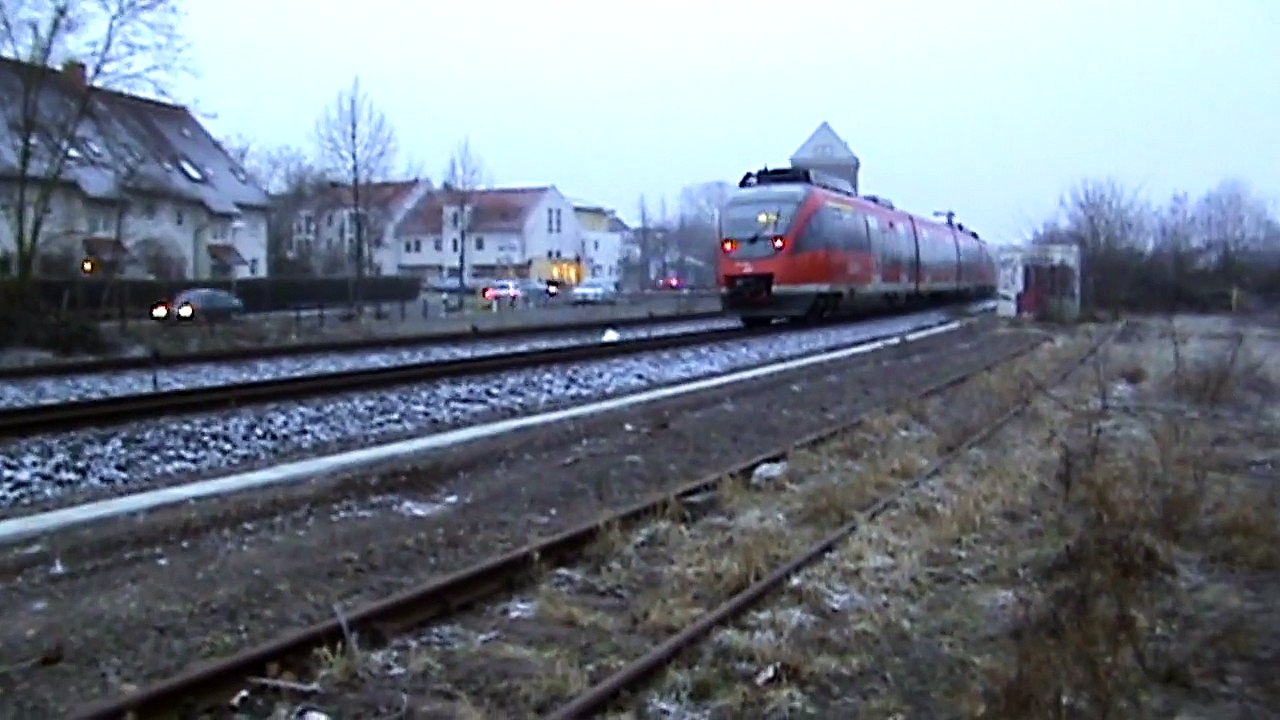 Nahverkehrszüge BR218 und BR644 in Rheinbach