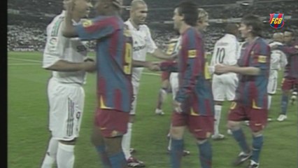 10 years of Messi's debut in El Clásico