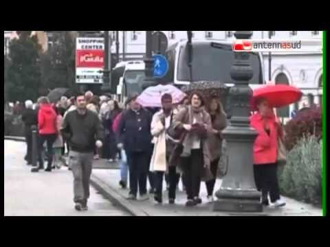 Tg Antenna Sud - Nel Tacco d'Italia la carovana dei turisti camminanti