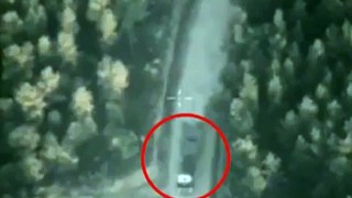 Syria. Footage of terrorists military vehicles being deployed in inhabited areas