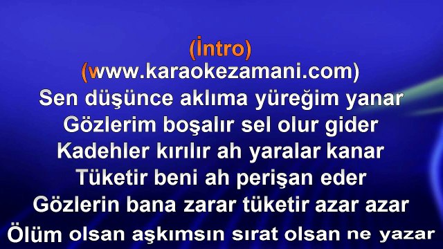 Sibel Yıldırım - Gözlerin Bana Zarar - (2013) TÜRKÇE KARAOKE