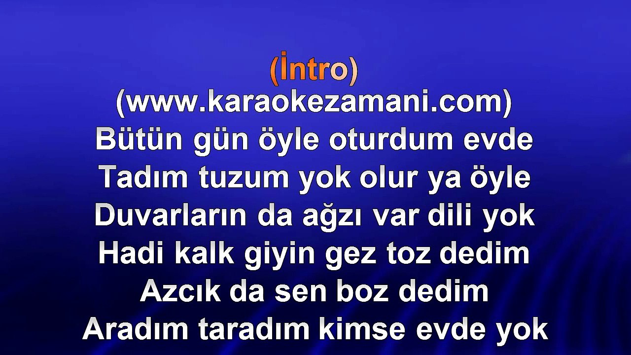 Sıla - Alain Delon - (Feat. Ozan Doğulu) - 2012 TÜRKÇE KARAOKE