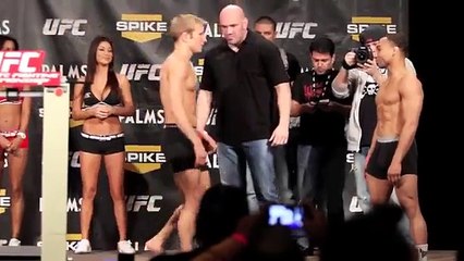The Ultimate Fighter 14 Finale Weigh-ins - aka Bispings Meltdown