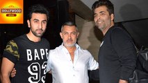 Karan Johar & Ranbir Kapoor Spotted At Aamir Khan's Residence | Bollywood Asia
