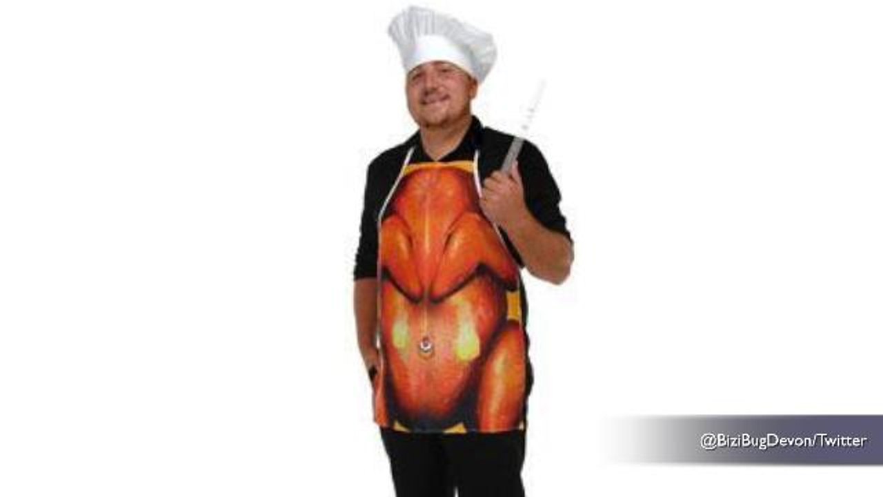 Thanksgiving aprons that make a statement