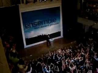 arrivée de N SARKOZY à gaveau 1er tour