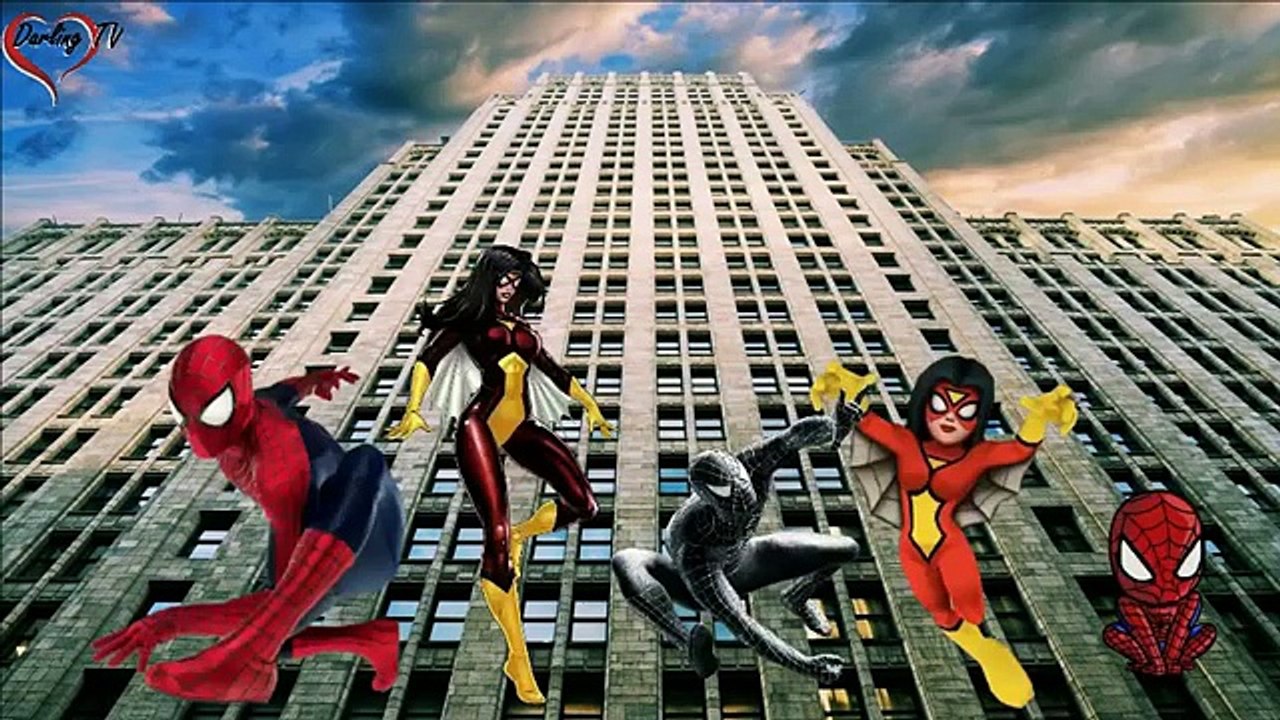 Spiderman Finger Family Collection _ Spiderman Finger Family Songs Nursery Rhymes , Animated cartoon watch online free 2016