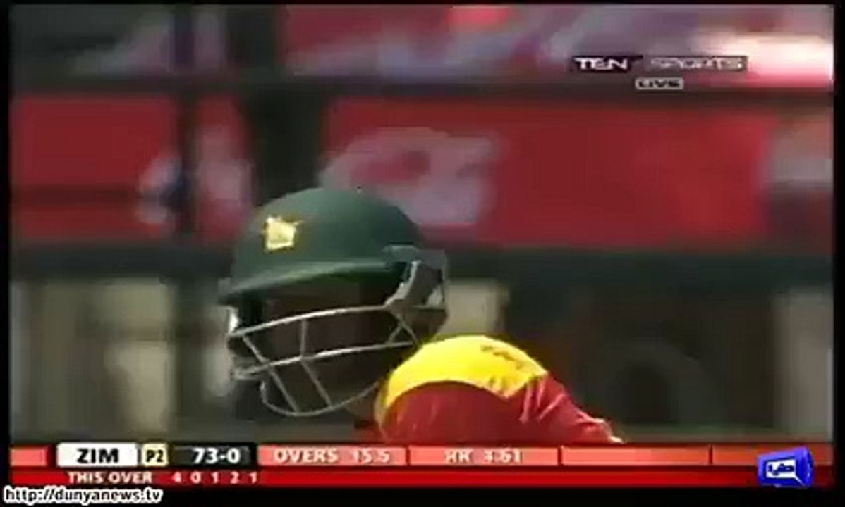 عرفان کے خطرناک باونسر نے بیٹسمین کا ہیلمٹ ہی توڑ ڈالا