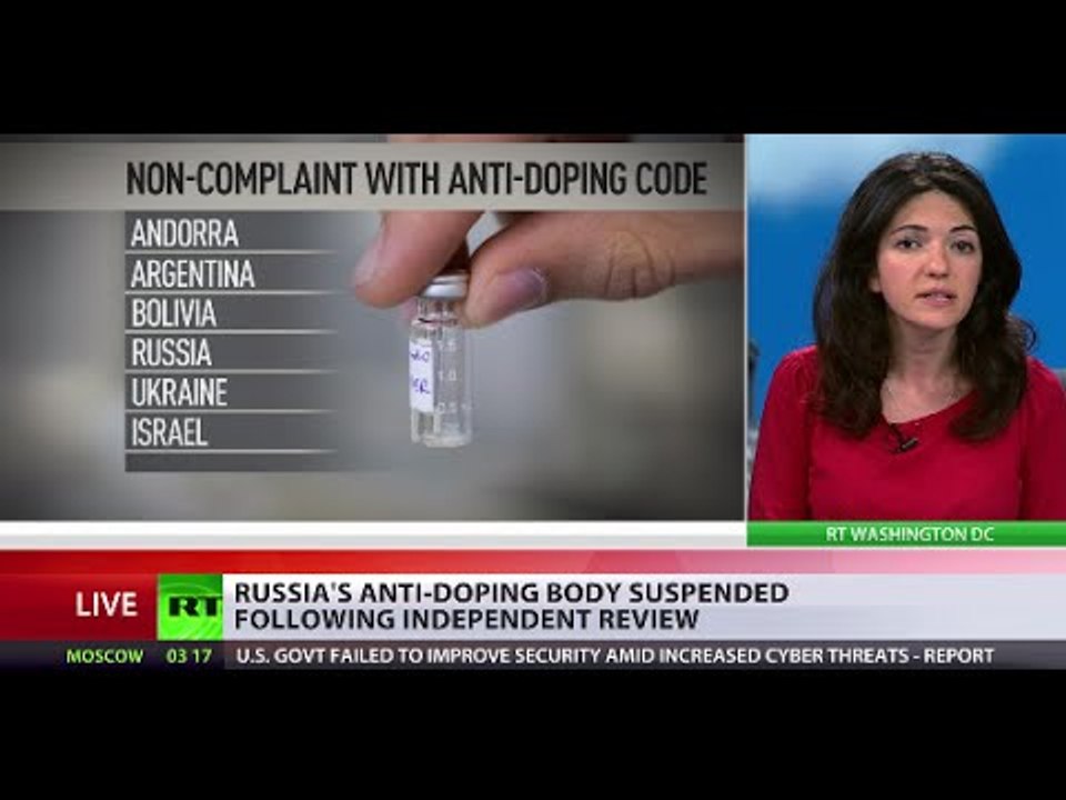 WADA suspends Russia’s anti-doping agency for non-compliance