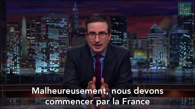 Le présentateur John Oliver répond à Daech avec beaucoup d'humour