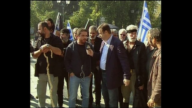 Με χημικά υποδέχτηκαν τους αγρότες στο Σύνταγμα