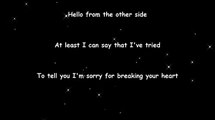 Adele - Hello (Lyrics)