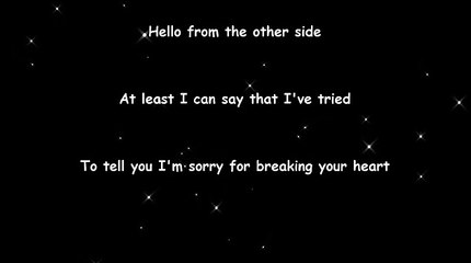 Hello - Adele  - Testo Italiano lyrics