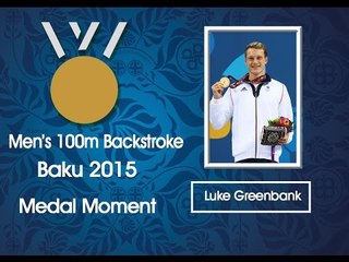 Medal Moments : Luke Greenbank Wins Gold in Men's 100m Backstroke
