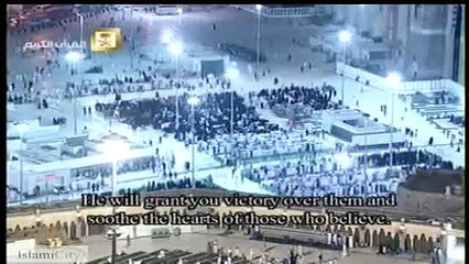 Watch Translation of The Quran: Makka Taraweeh: From Sura No. 8 Al-Anfaal 41-Sura No. 9 At-Tawba 1-54