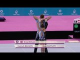 Baku 2015: Ryan Bartlett and Hannah Baughan- Mixed Pairs Bronze medal Routine- Acrobatics