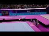 Baku 2015: Mixed pair balance routine- Acrobatic Gymnastics