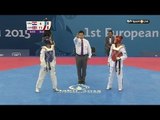 Baku 2015: Jade Jones' Gold Medal match- Full Replay