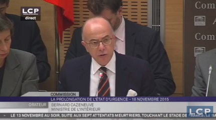 TRAVAUX ASSEMBLEE 14E LEGISLATURE : Examen en commission du projet de loi sur la prolongation de l'état d'urgence