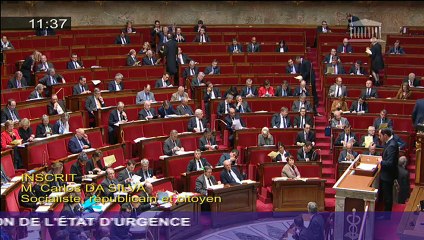 Carlos Da Silva - Discussion générale sur la prolongation de l'État d'urgence - 19 novembre 2015