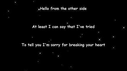 Adele - Hello (Lyrics)