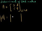 Determinant of 2X2 Matrices