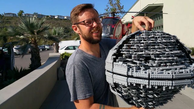 Star Wars Lego Destruction - Behind the Scenes: Star Wars Lego Death Star Gets Destroyed with a Baseball Bat
