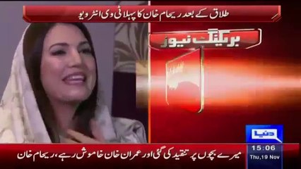 Watch Reham Khan’s  Latest And First Tv Interview After Divorce 2016