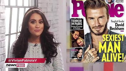 David Beckham Crowned People's Sexiest Man Alive 2015