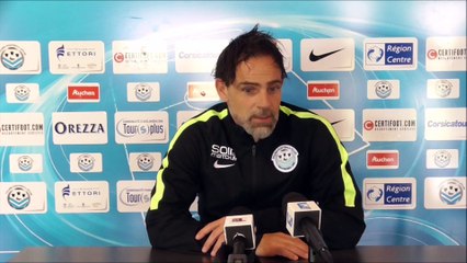 Conférence d' avant match Tours FC - Evian TG (Marco Simone)