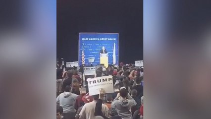 A Snapchat view of Trump&apos;s Worcester rally