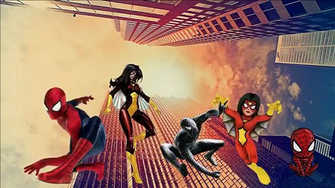 Spiderman Finger Family Collection _ Spiderman Finger Family Songs _ Nursery Rhymes , Animated cartoon watch online free 2016
