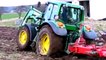 awesome new john deere tractor stuck in mud compilation, stuck in mud tractor