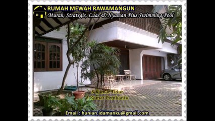 Dijual Rumah Murah Mewah Nyaman Strategis Di Rawamangun Plus Kolam Renang