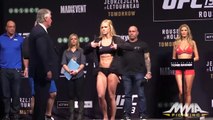 UFC 193 Weigh-Ins  Ronda Rousey vs. Holly Holm