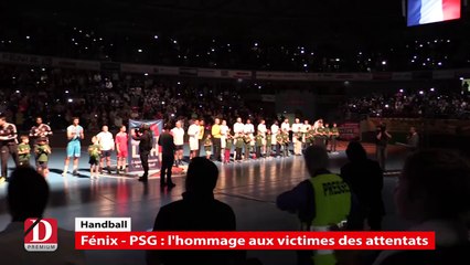 Handball : Fénix - PSG : l'hommage aux victimes des attentats