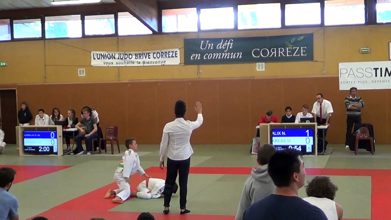 Mathis au Tournoi de Brive Corrèze - Poules - Novembre 2015