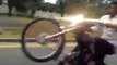 Bike Wheeling Ka ANJAAM....One Wheeling Accident Watch Video